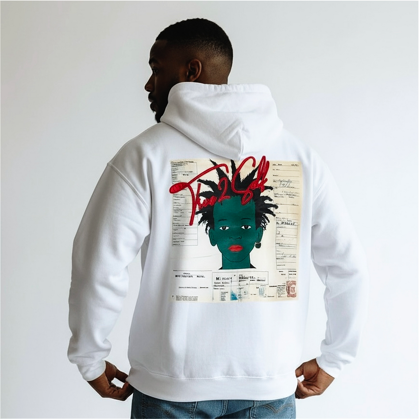 IDENTITY HOODIE — TRUE 2 SELF™ (WHITE)