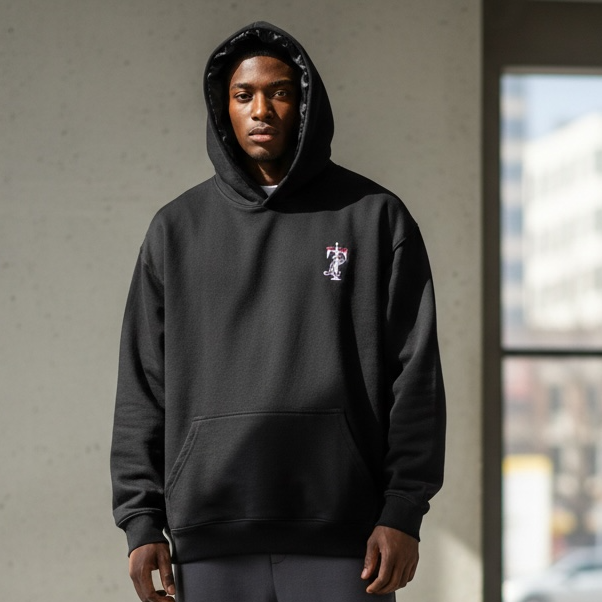 IDENTITY HOODIE — TRUE 2 SELF™ (BLACK)