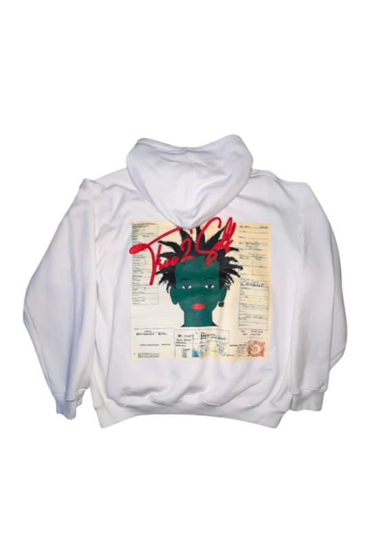 IDENTITY HOODIE — TRUE 2 SELF™  (WHITE)